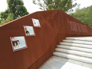 武川耐候钢挡土墙